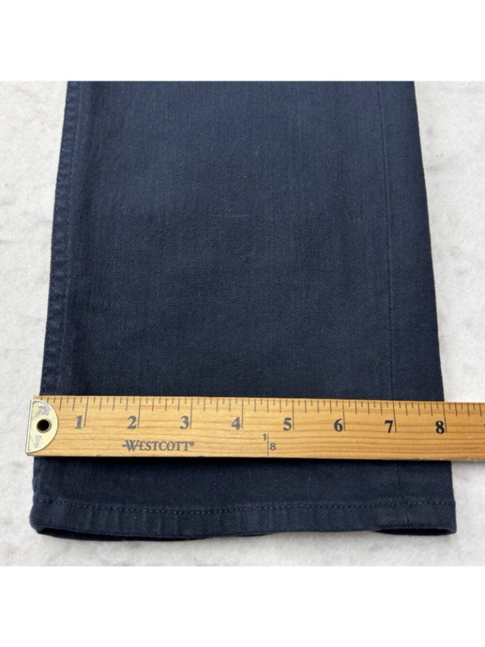 Hudson Men’s 36x34 Byron 5-Pocket Straight Zip Fly Stretch Jeans Navy NM255ZZAT - Picture 14 of 14